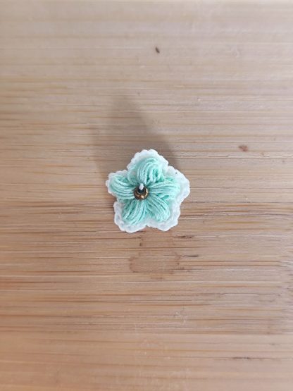 Puff Flowers Earrings | Handmade Crochet Floral Jewelry | Made to order – Bild 6